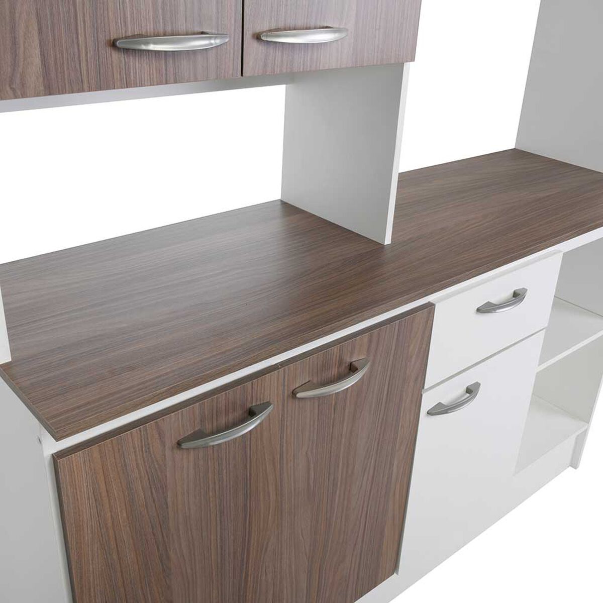 Mueble de Cocina CIC Paula Nogal Africano Blanco 1 Cajón