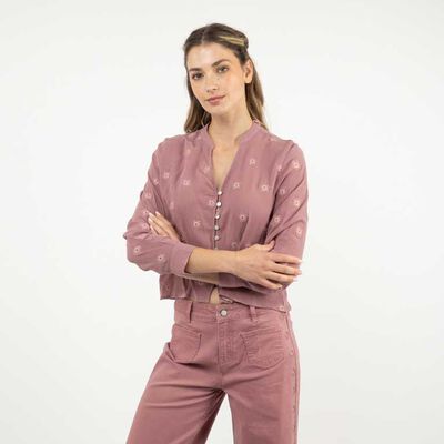 Blusa Manga Larga Mujer Alma Lila
