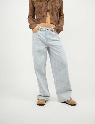 Imagen 1 del producto Jeans Mujer Icono Celeste