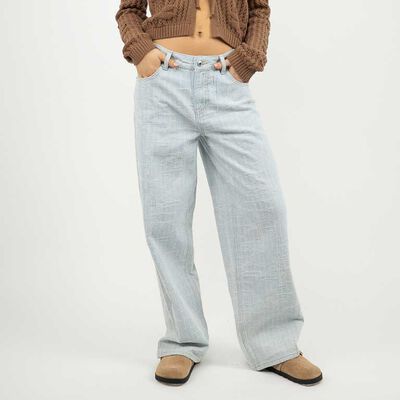 Jeans Mujer Icono Celeste