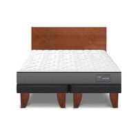 Cama Europea CIC Base Dividida 2 Plazas Anatomic + Respaldo New Villarica