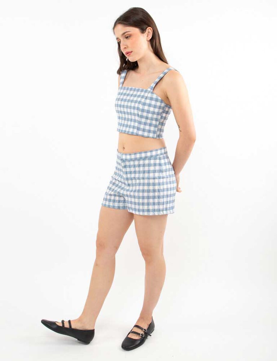 Short Tartán Corto Mujer Icono