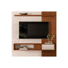 Panel TV Di Poretti Design Cosmo Hasta 70" Caf&eacute;