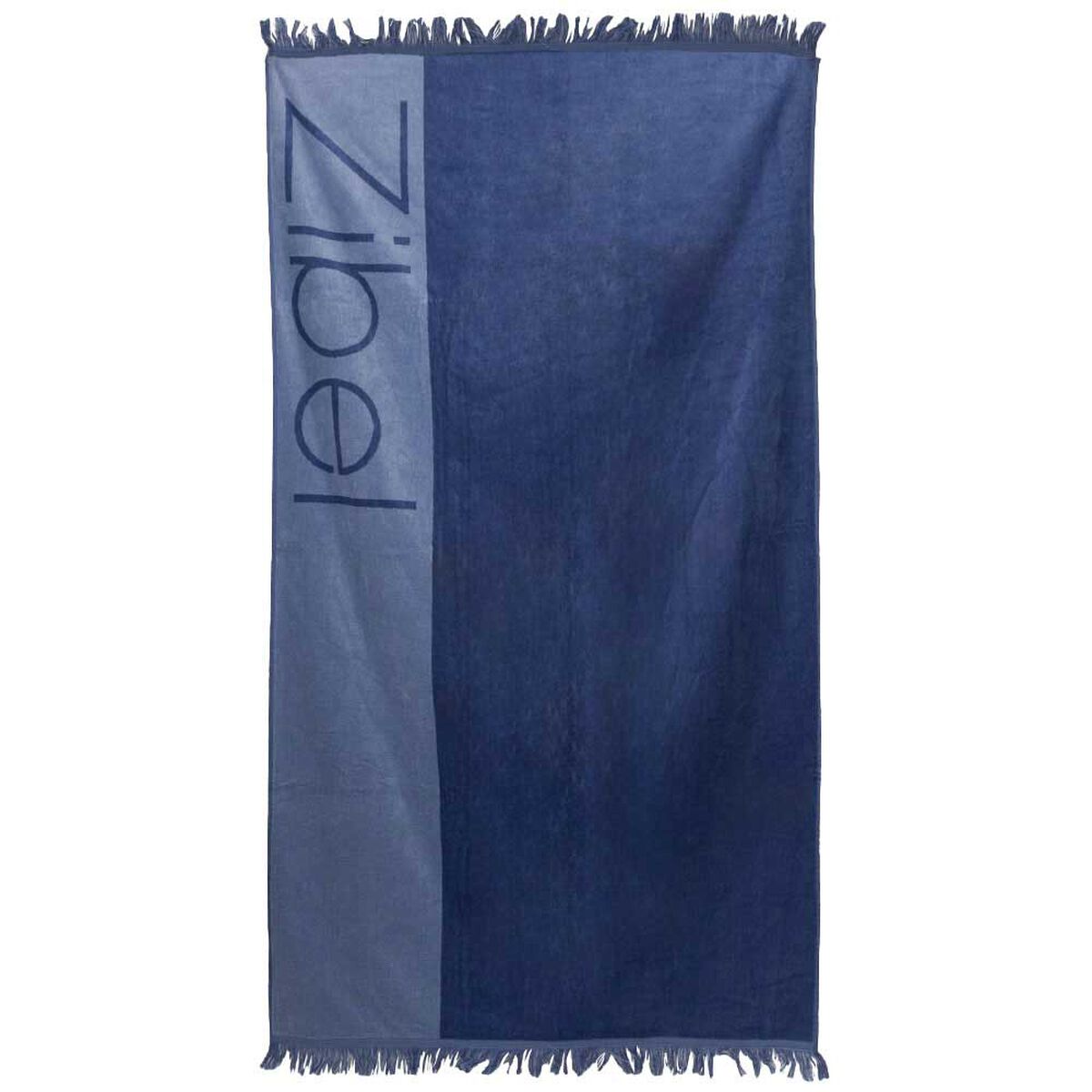 Toalla de Playa Jacquard Zibel Azul 100 x 180 cm.