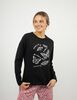 Polera de Pijama Con Estampado Manga Larga Mujer Icono