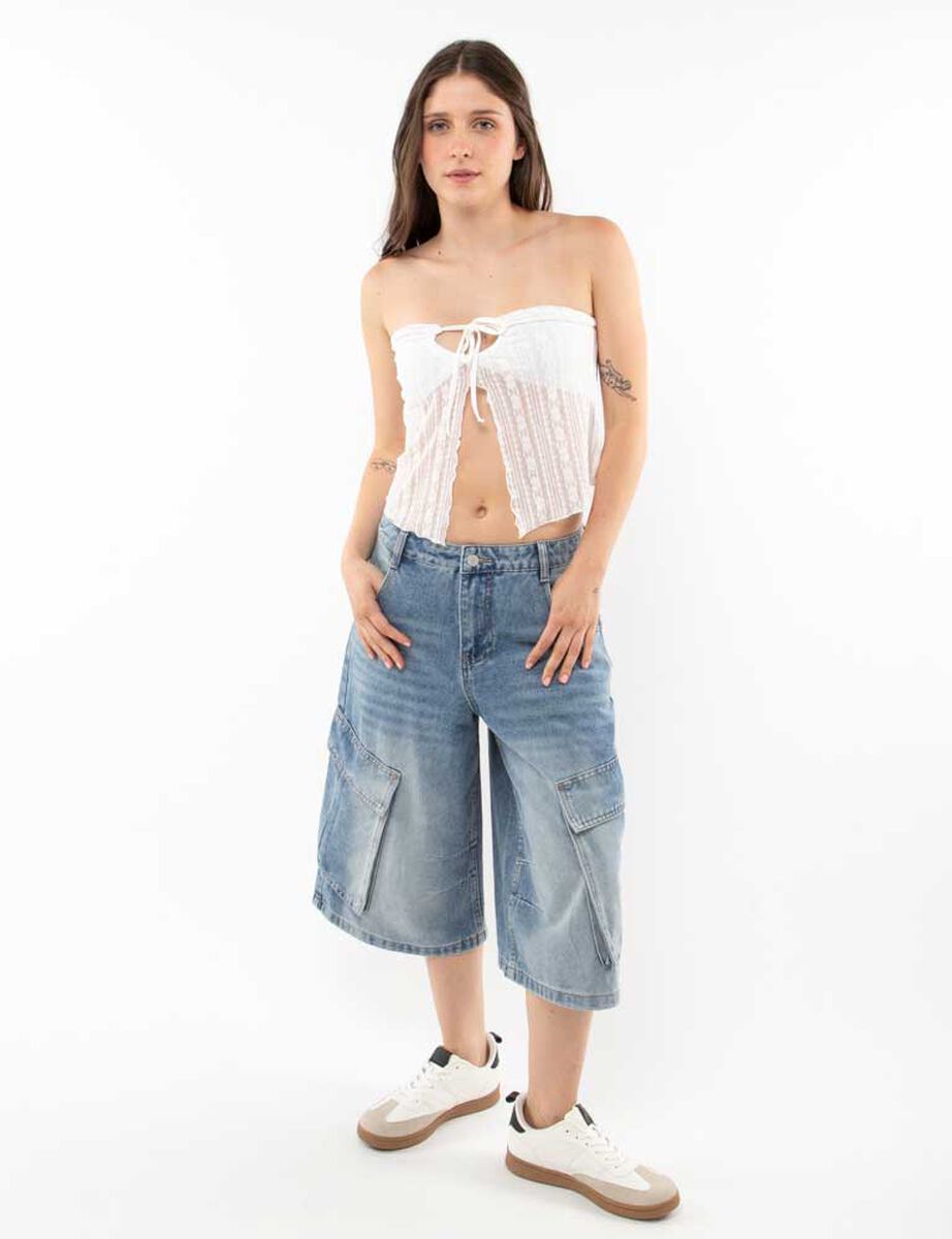 Bermuda Cargo Mujer Icono