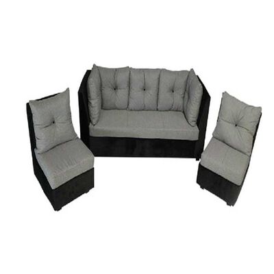 Imagen 1 del producto Juego de Living Diseño A&M Home Alexandra Sofá 3 Cuerpos + 2 Butacas 1 Cuerpo Gris