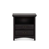 Velador CIC Indo 2 Cajones Negro