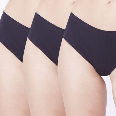 Imagen 1 del producto Pack 3 Culottes Mujer Intime Black, Surtido