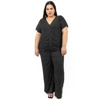 Polera Manga Corta Mujer Extralindas Negro