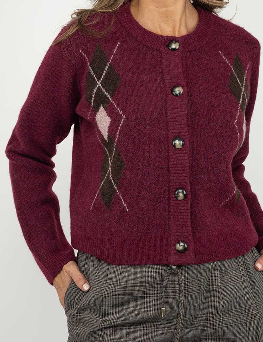 Sweater Botones Mujer Portman Club