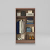Clóset CIC Caburgua 2 Puertas Walnut