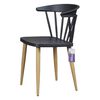 Pack 4 Sillas de Comedor Vincenzi Madrid Negro