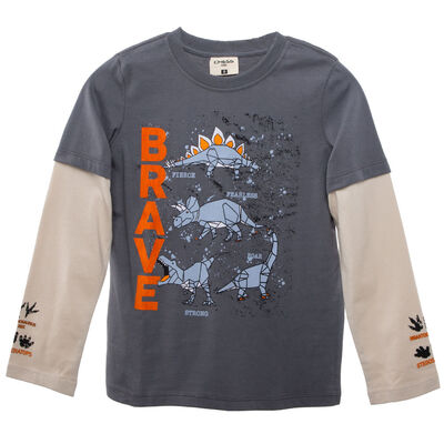 Polera Manga Larga Niño Chess