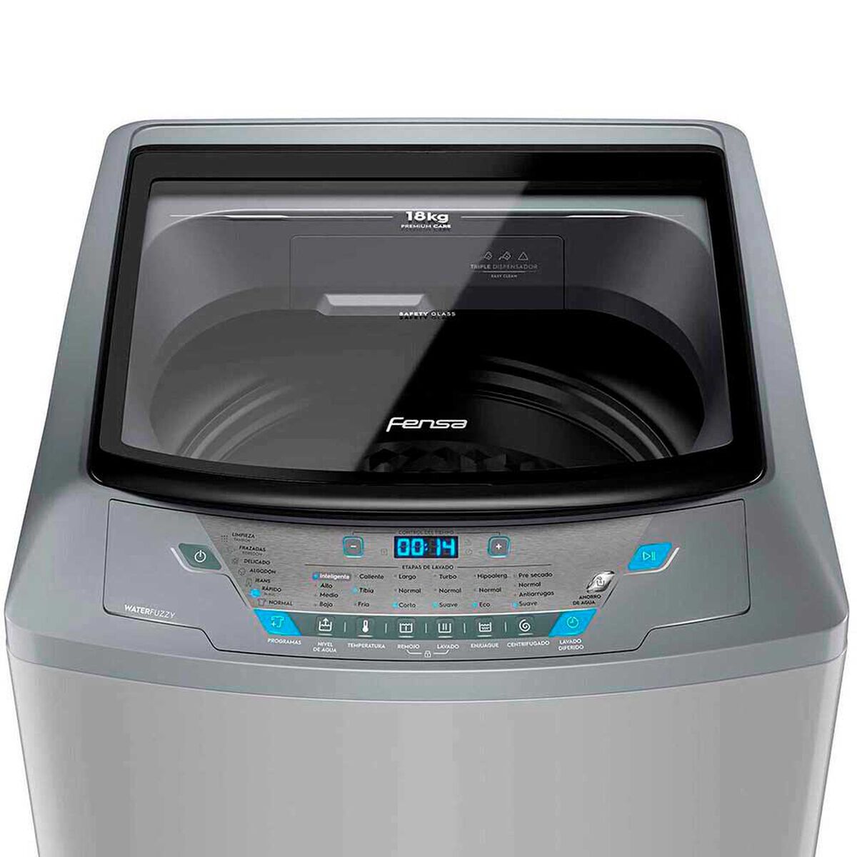 Lavadora Autom&aacute;tica Fensa Premium Care 18 SZ 18 kg.