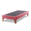 Base Europea Dividida Latam Home 1 Plaza Zen Tela Velvet Rosa