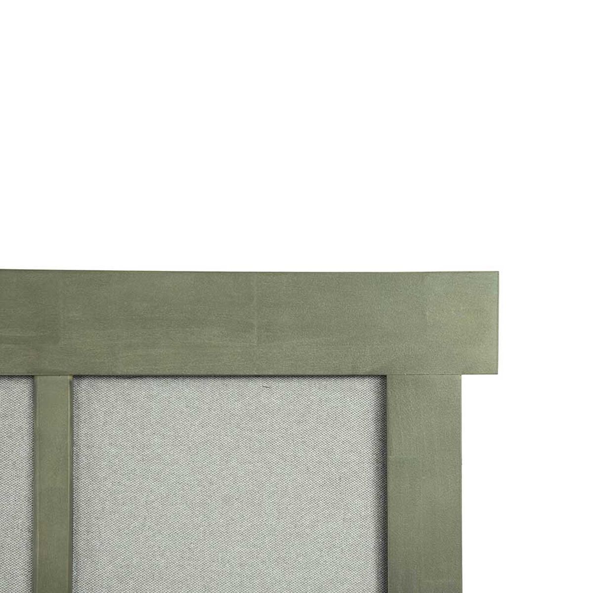 Cama Europea CIC Base Dividida King Súper Premium + Respaldo Dublin Olivo