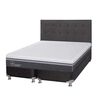 Box Spring CIC Base Dividida 2 Plazas Ortopedic Advance + Respaldo Eufrates