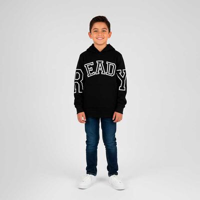 Polerón Con Estampado Niño Cutback Negro