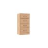 Comoda Altavision Cm2007 4 Cajones Café