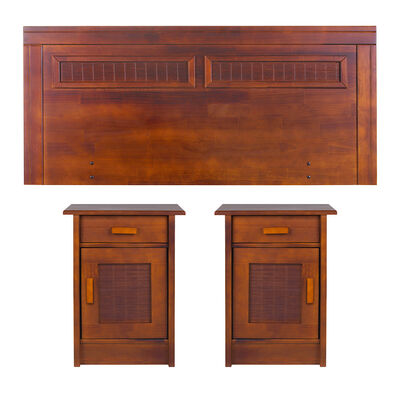 Imagen 1 del producto Respaldo 2 Plazas + 2 Veladores CIC Milán