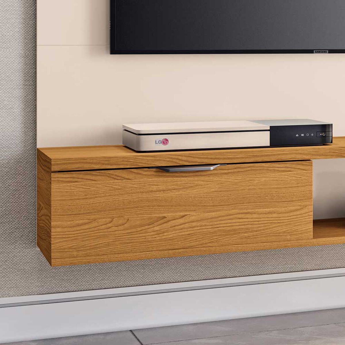 Panel TV Jdo & Design Lest Hasta 55" Miel Beige