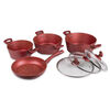 Batería Doral San Remo Acero Inoxidable 7 Piezas