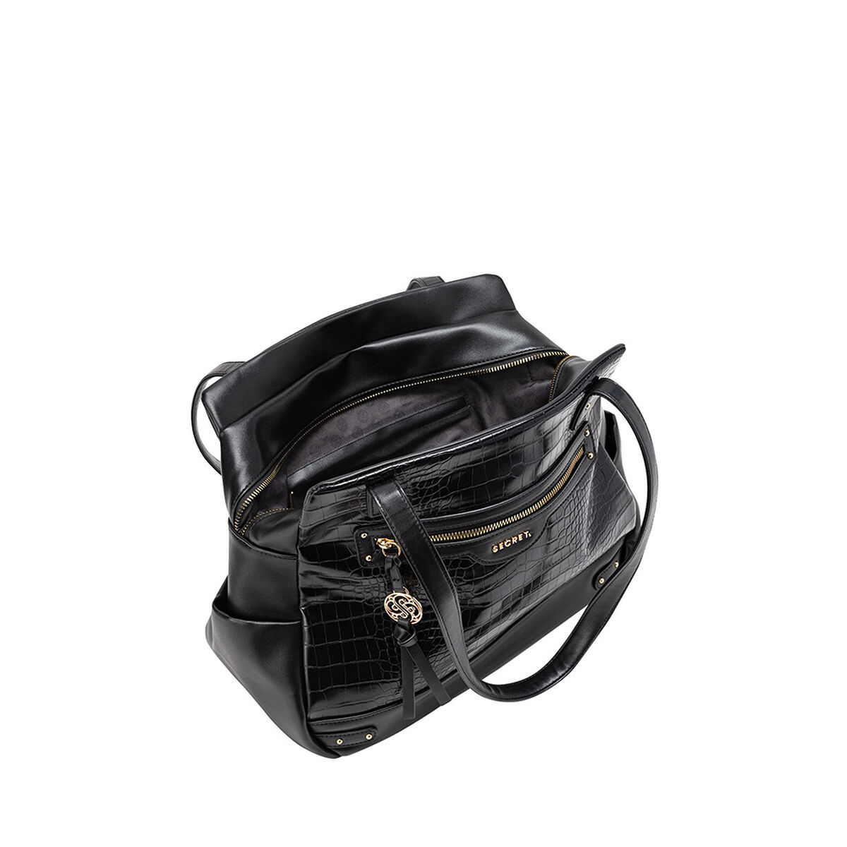 Cartera de Hombro Polonia Negro L Secret