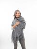 Bufanda Gris Mujer Bside