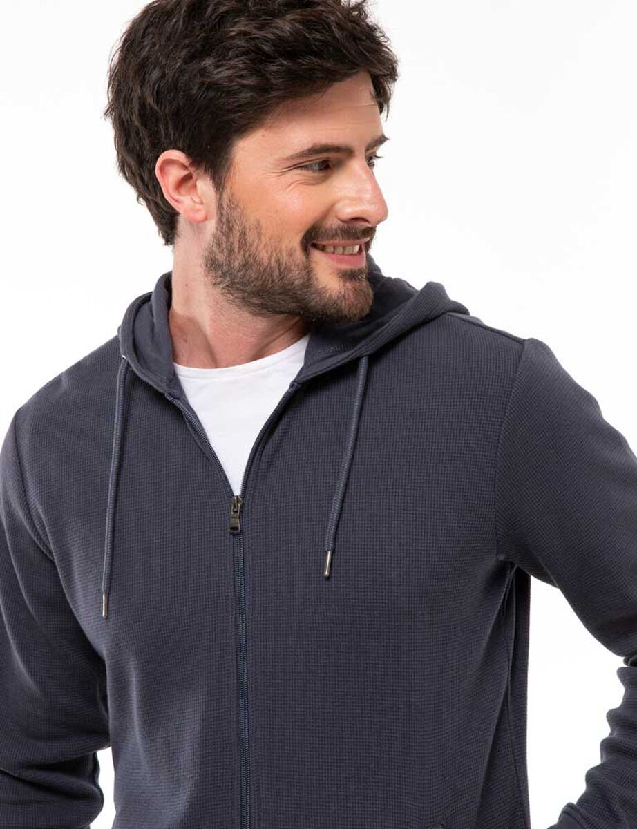 Polerón Slim Con Gorro Hombre Zibel