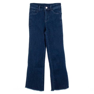 Jeans Flare de Algodón Niña Chess