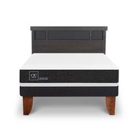 Cama Europea CIC 2 Plazas Ortopedic + Respaldo Dublin