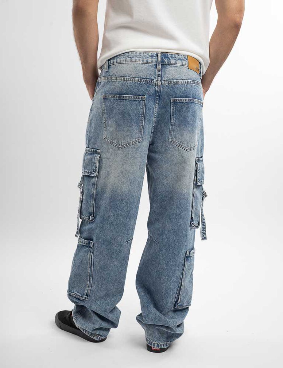 Jeans Cargo Hombre Icono