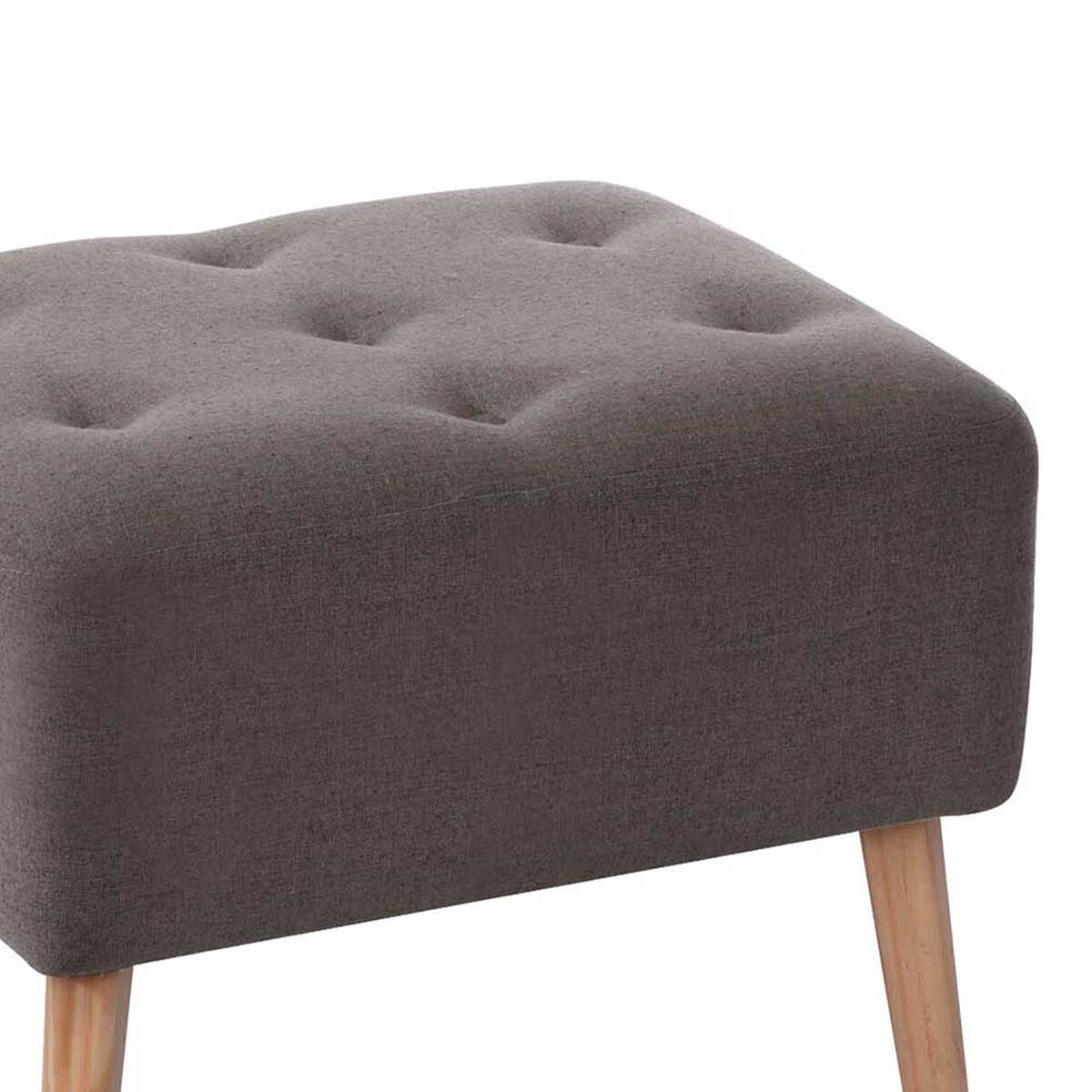 Pouf Latam Home Lyon Lino Gris Oscuro