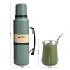 Termo para Líquido Lhotse Classic 1,3 Litros + Mate Verde