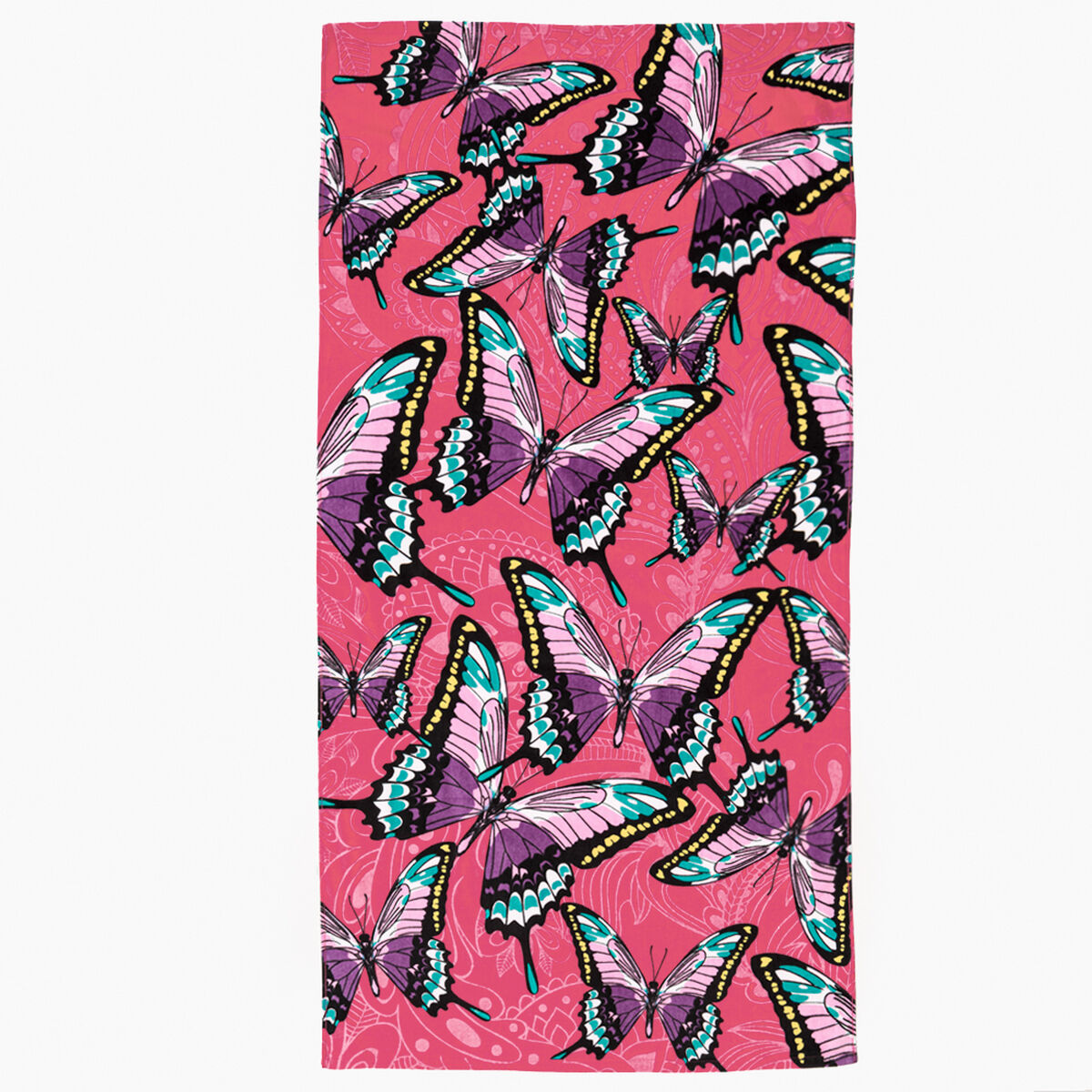 Toalla de Playa Velour Mariposa 75 x 150 cm