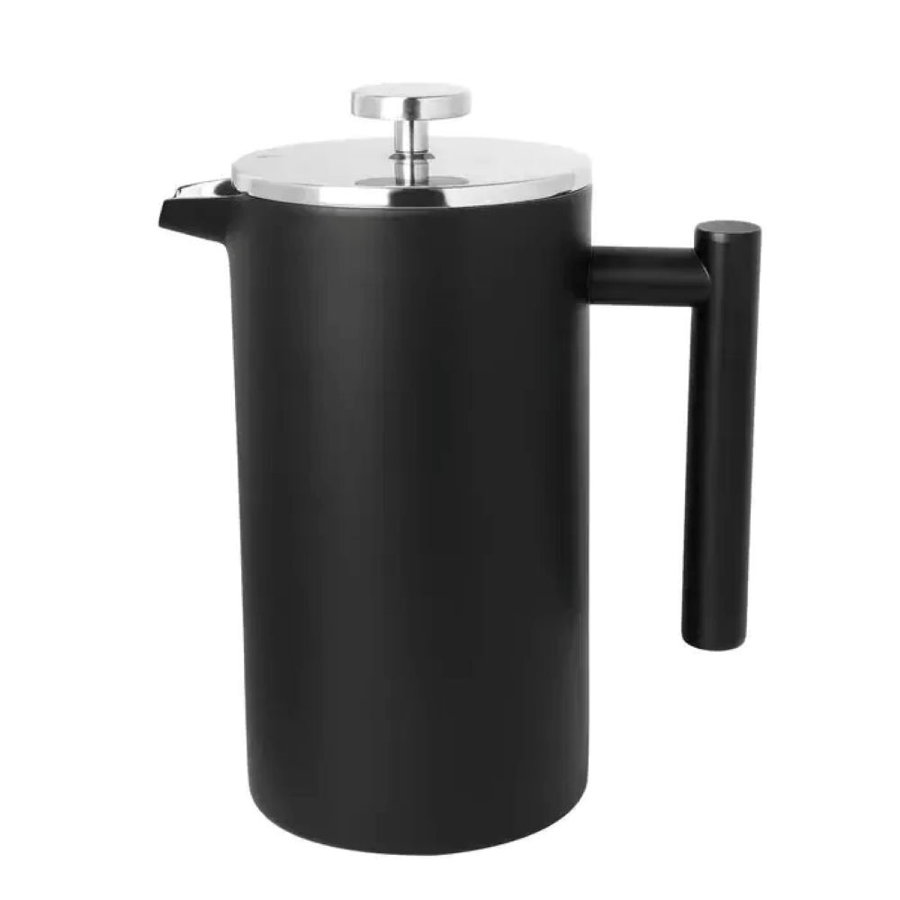 Cafetera Prensa Francesa Simple Cook Bolonia Negra