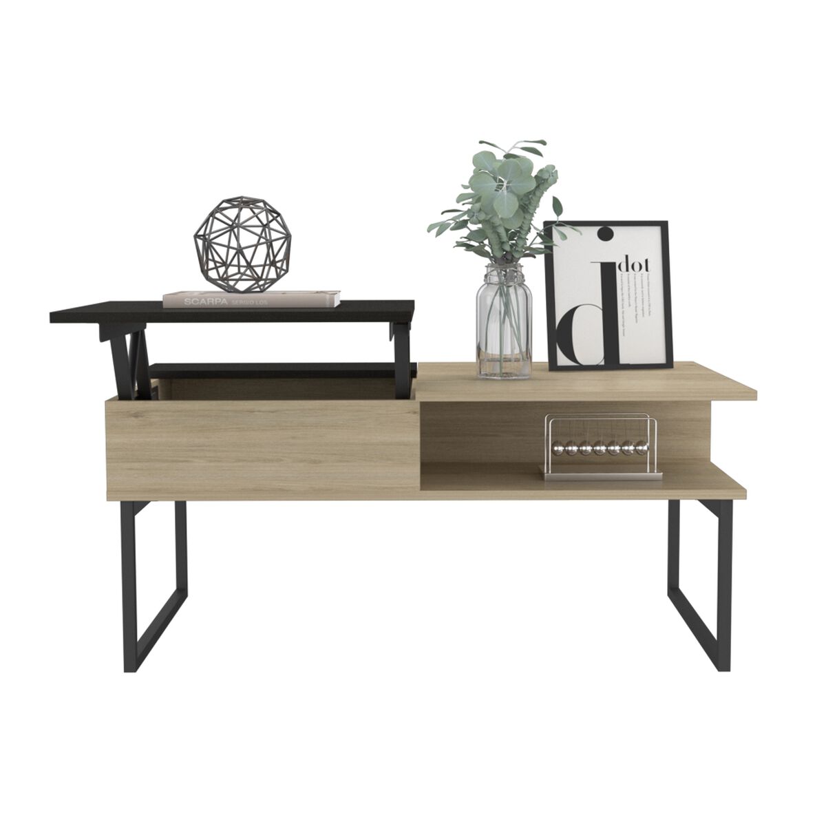 Mesa de Centro TuHome 5G-3 Rovere/Wengue