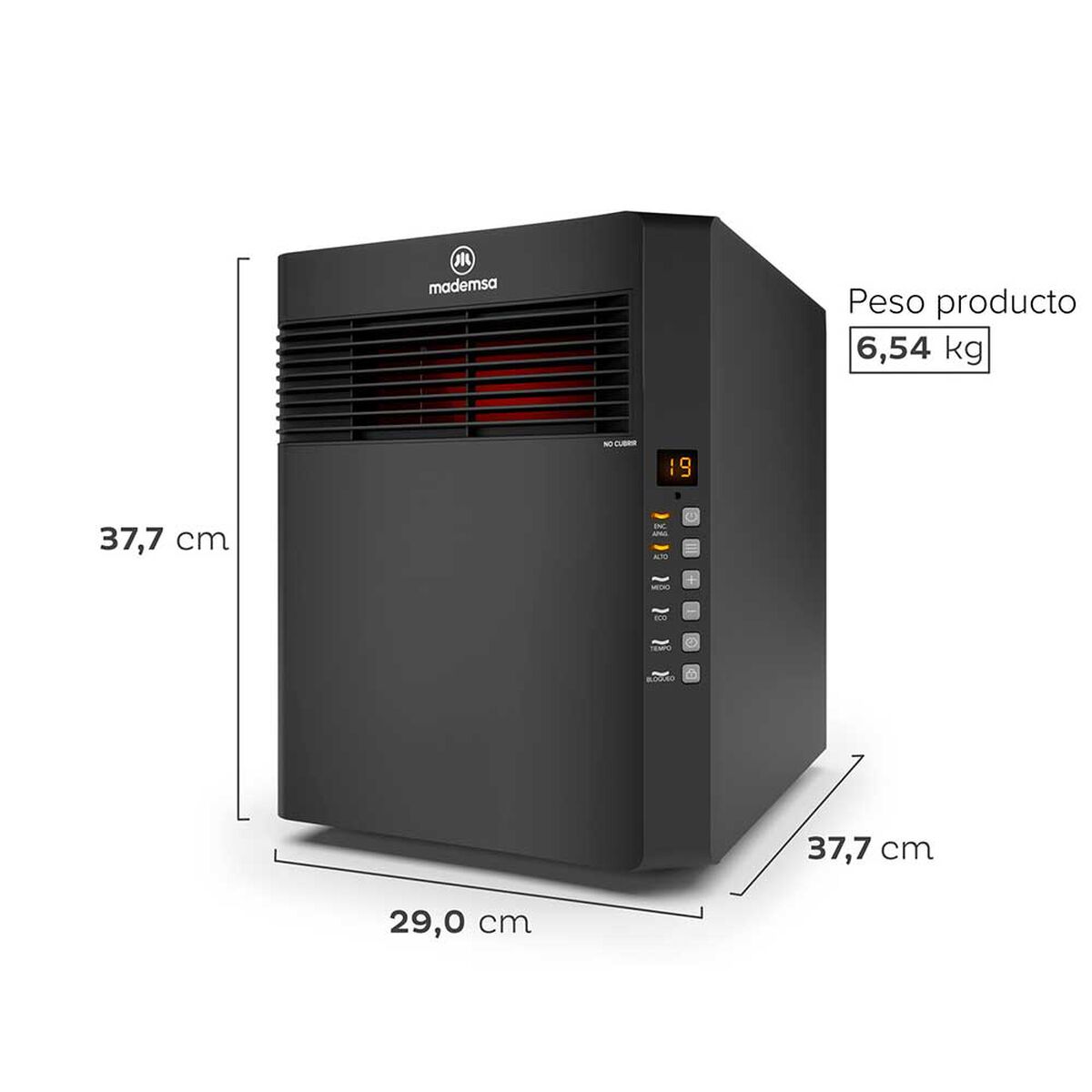 Estufa Eléctrica Mademsa INF10 1500 W
