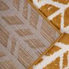 Alfombra Dib Kaleb 150 x 200 cm Amarillo