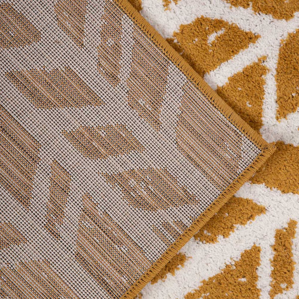 Alfombra Dib Kaleb 150 x 200 cm Amarillo