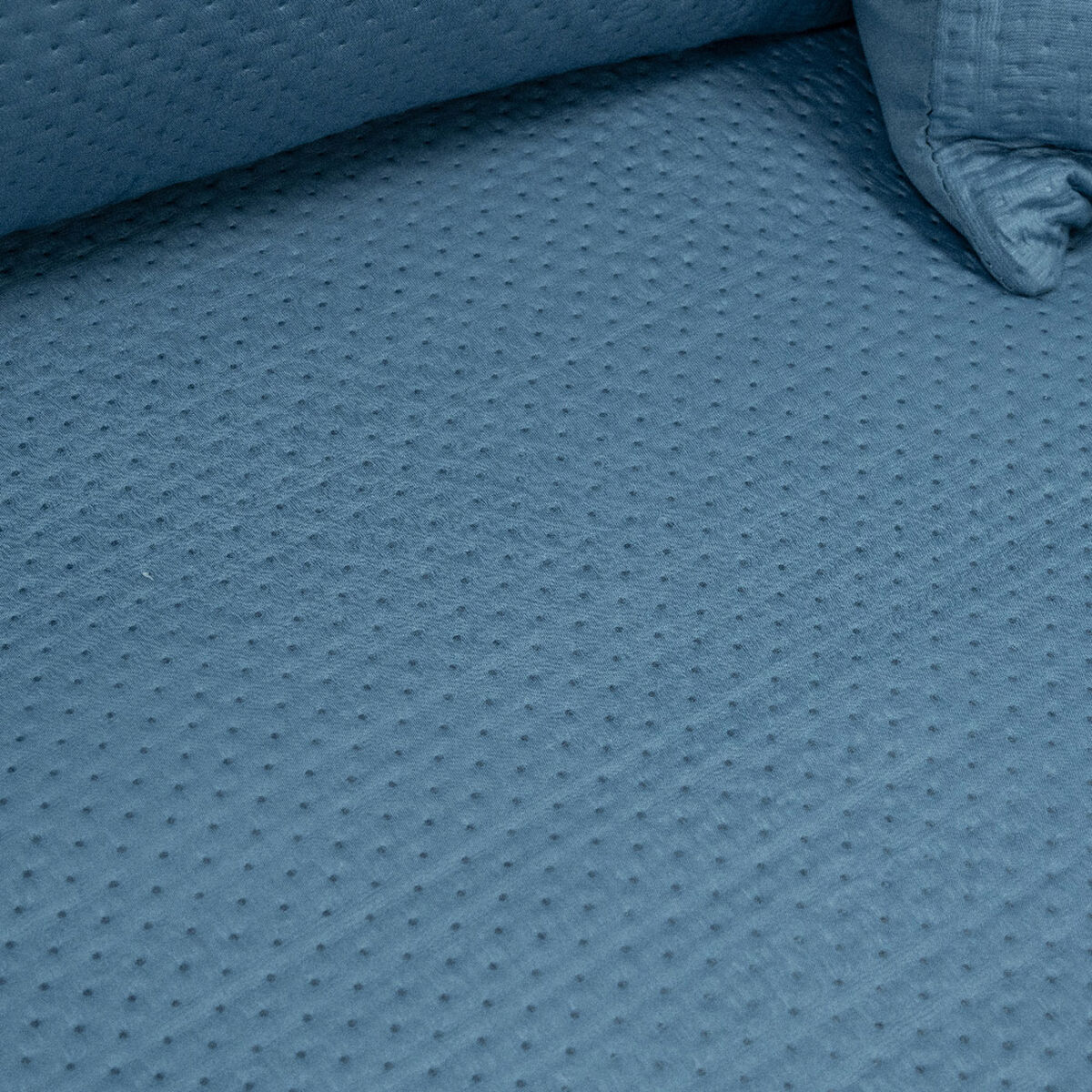 Quilt Doral Boston Lumina 2 Plazas Azul