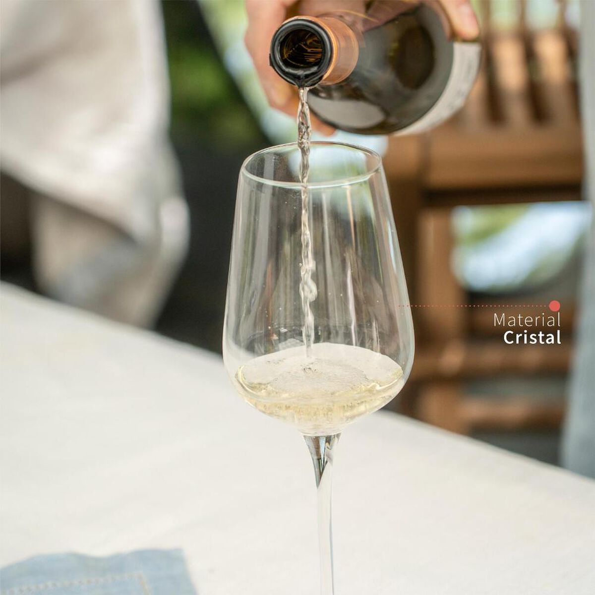 Set 6 Copas Vino Blanco Simplit Cristal 400ml Alsacia