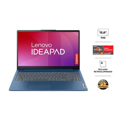 Notebook Lenovo IdeaPad Slim 3 Ryzen 7 16GB 512GB SSD 15,6"