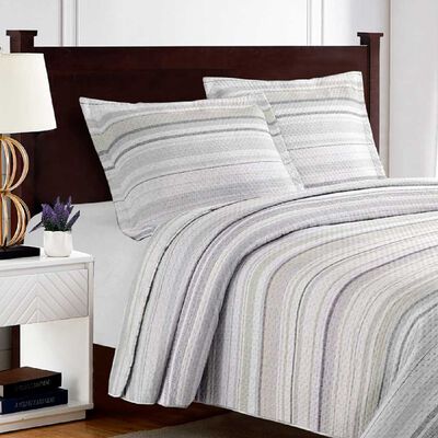 Quilt Illusions 2.5 Plazas Breda Gris