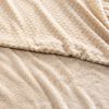 Frazada de Poliéster Mashini 2 Plazas Liso Beige