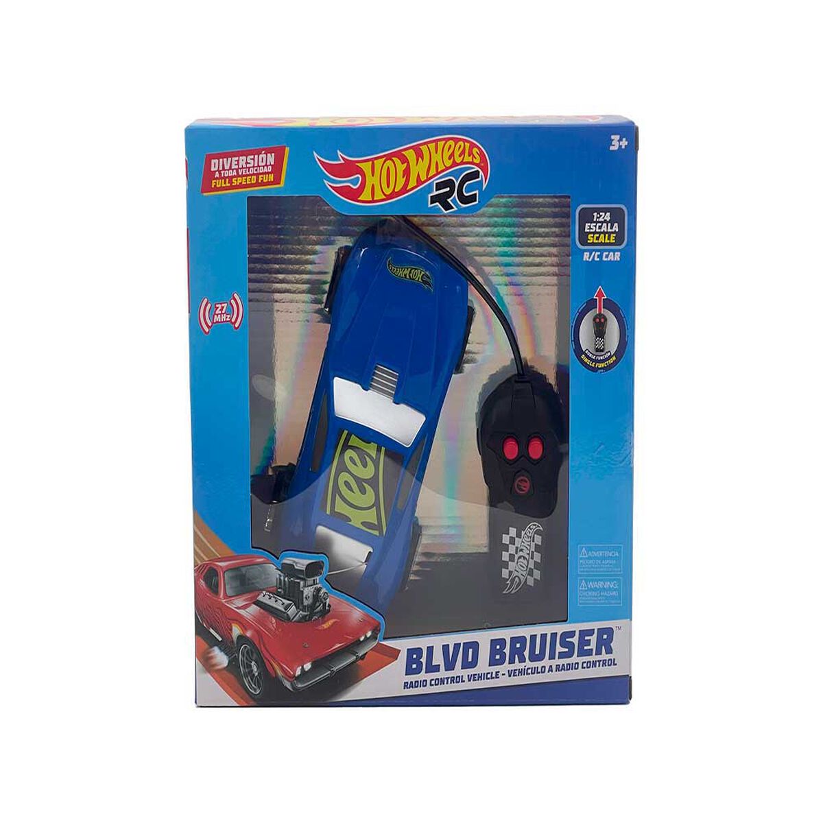 Vehiculo Radio Control 1:24 Diseño Surtido Hot Wheels