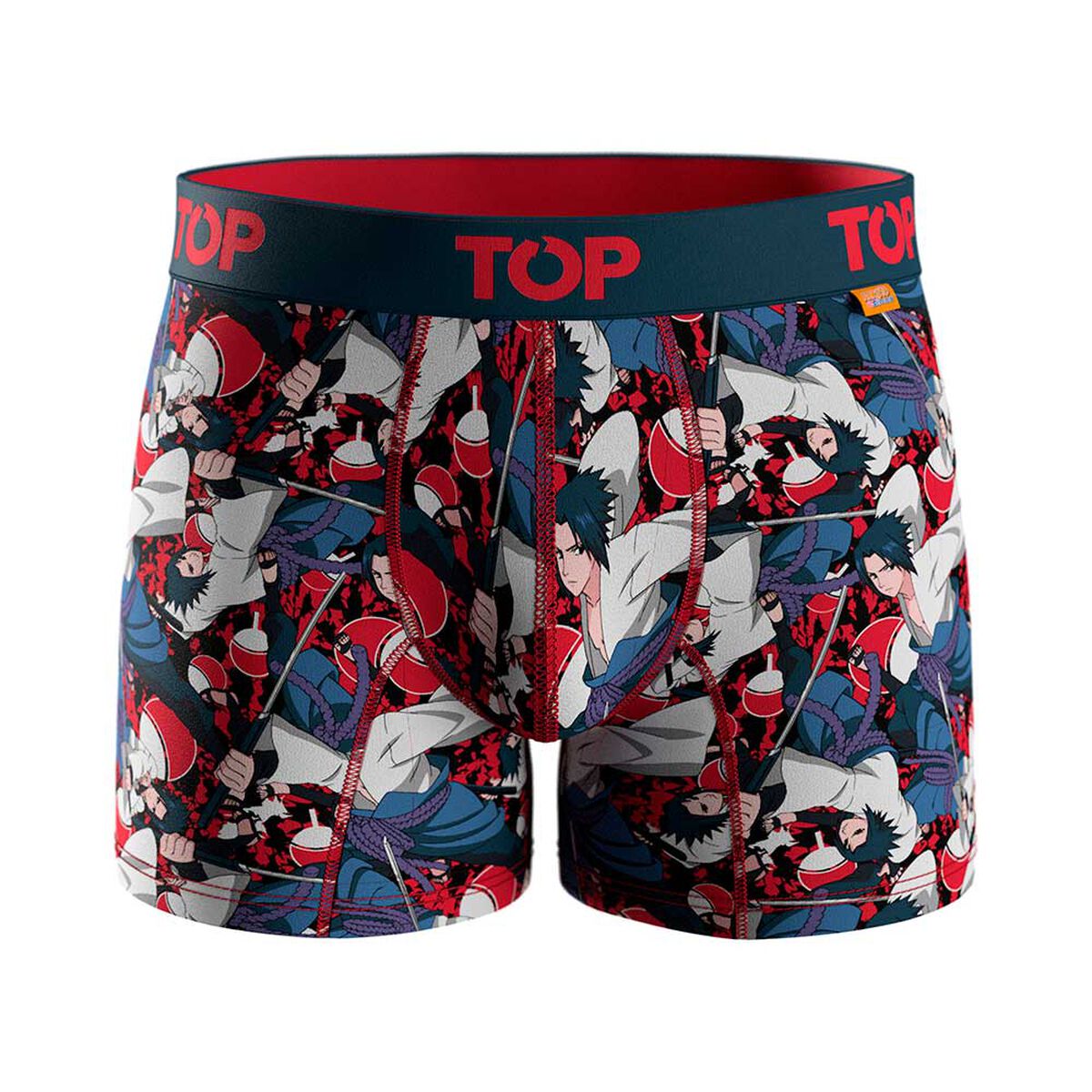 Pack 3 B&oacute;xer Medio Microfibra Naruto Shippuden Hombre Top