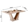 Juego de Comedor Altavision Dalila Frej 6 Sillas Blanco