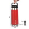 Botella T&eacute;rmica Insulada Lhotse Indo 800 ml Rojo
